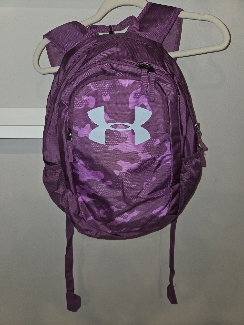 Under Armour Purple Camo Backpack